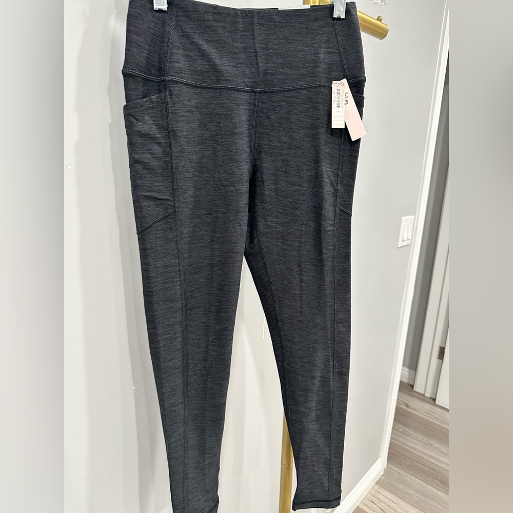 Victoria's Secret High Rise 7/8 Length Charcoal Leggings